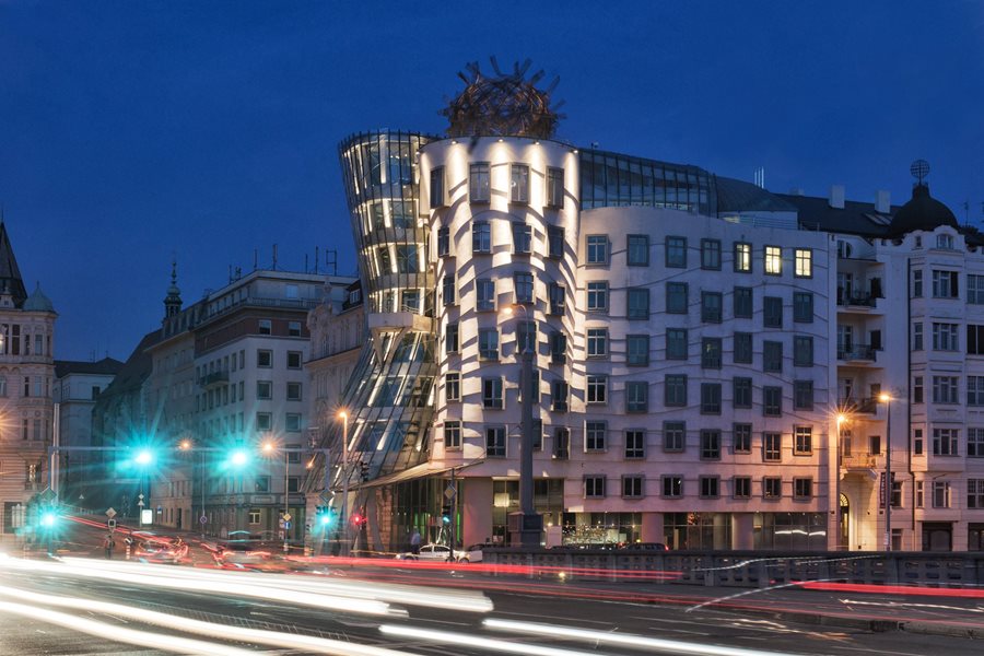 Het Dansende Huis in Praag