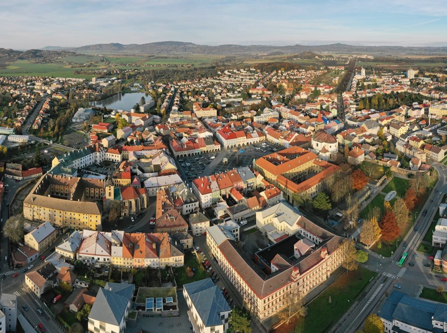Jicin in Bohemen nabij Boheems Paradijs